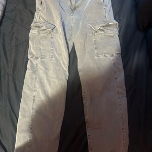 American Eagle Army Green Cargo Pants 30W 28L